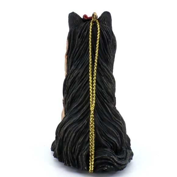 Yorkie Dog Ornament Vintage Figurine Pet Lover Christmas Decor Holiday Gifts - Picture 6 of 11